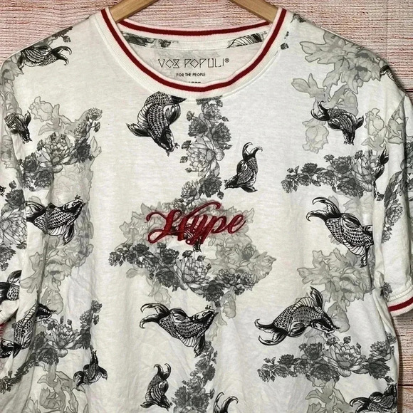 Graphic Fish Print Xl Shirt Vox Populi - Picture 2 of 5